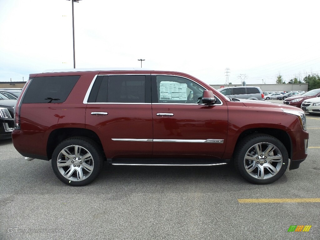 Red Passion Tintcoat 2017 Cadillac Escalade Luxury 4WD Exterior Photo #122541024