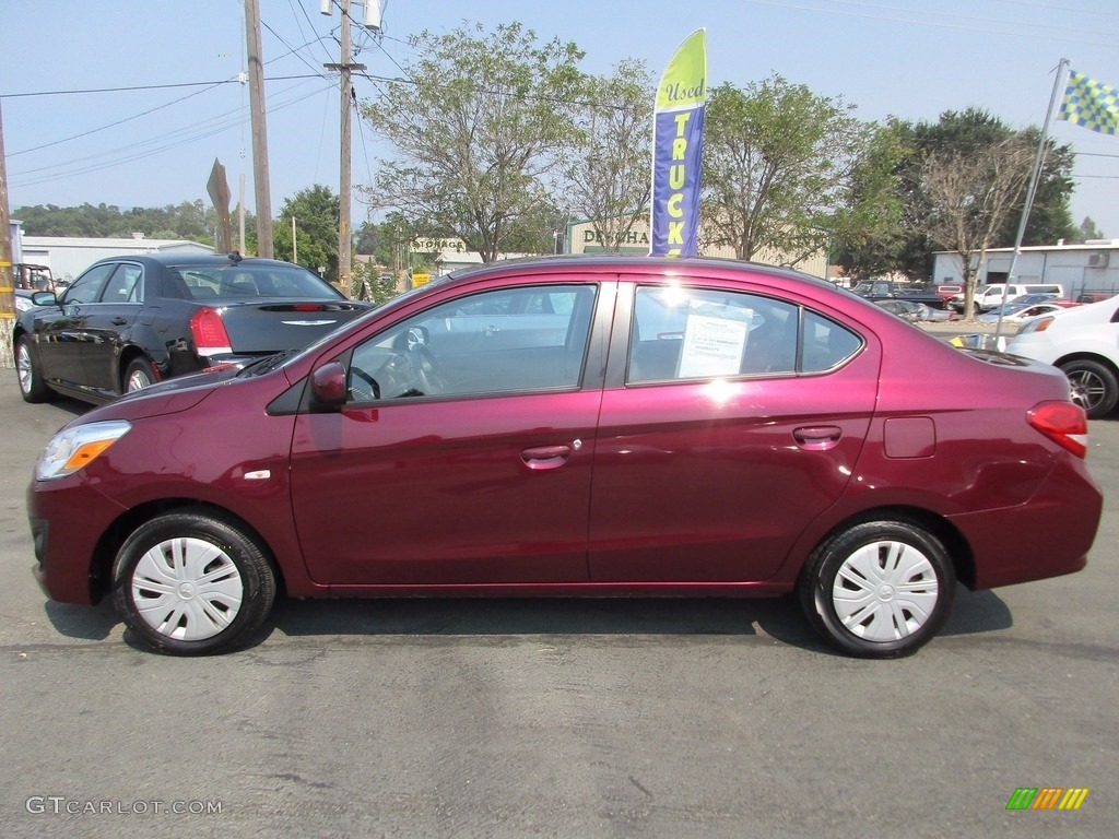 Wine Red 2017 Mitsubishi Mirage G4 ES Exterior Photo #122541087