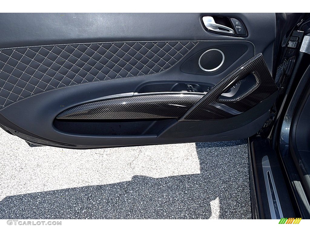 2014 Audi R8 Spyder V10 Black Door Panel Photo #122541186