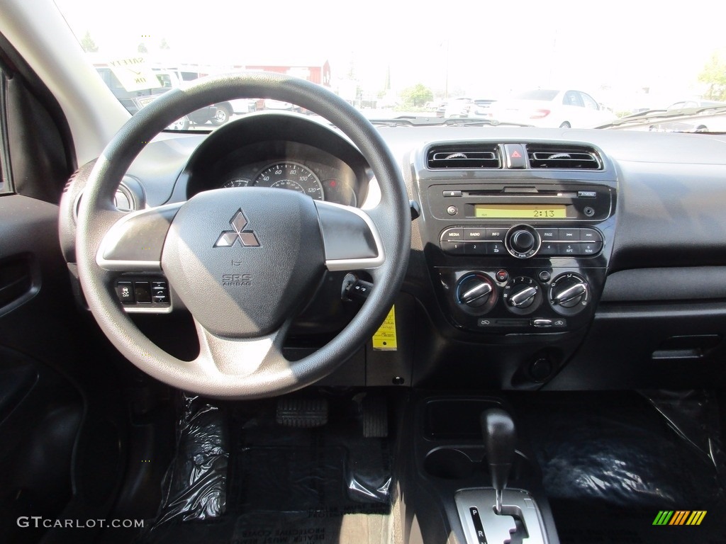 2017 Mitsubishi Mirage G4 ES Black Dashboard Photo #122541219