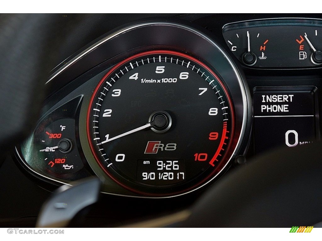 2014 Audi R8 Spyder V10 Gauges Photo #122541519