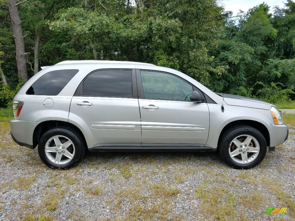2005 Equinox LT AWD - Dark Silver Metallic / Light Gray photo #6