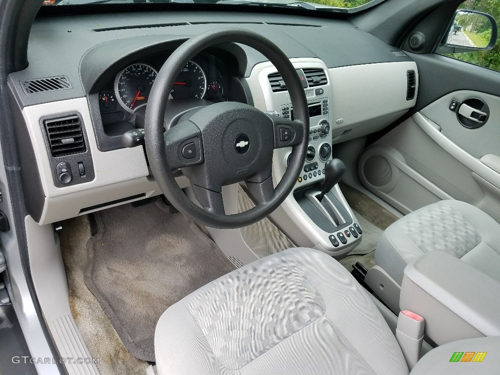 2005 Equinox LT AWD - Dark Silver Metallic / Light Gray photo #13