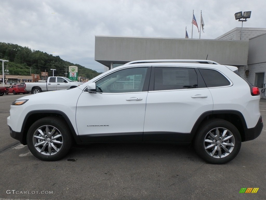 Bright White 2018 Jeep Cherokee Limited 4x4 Exterior Photo #122542235