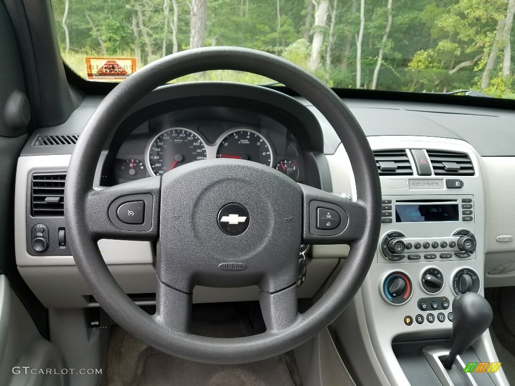 2005 Equinox LT AWD - Dark Silver Metallic / Light Gray photo #15