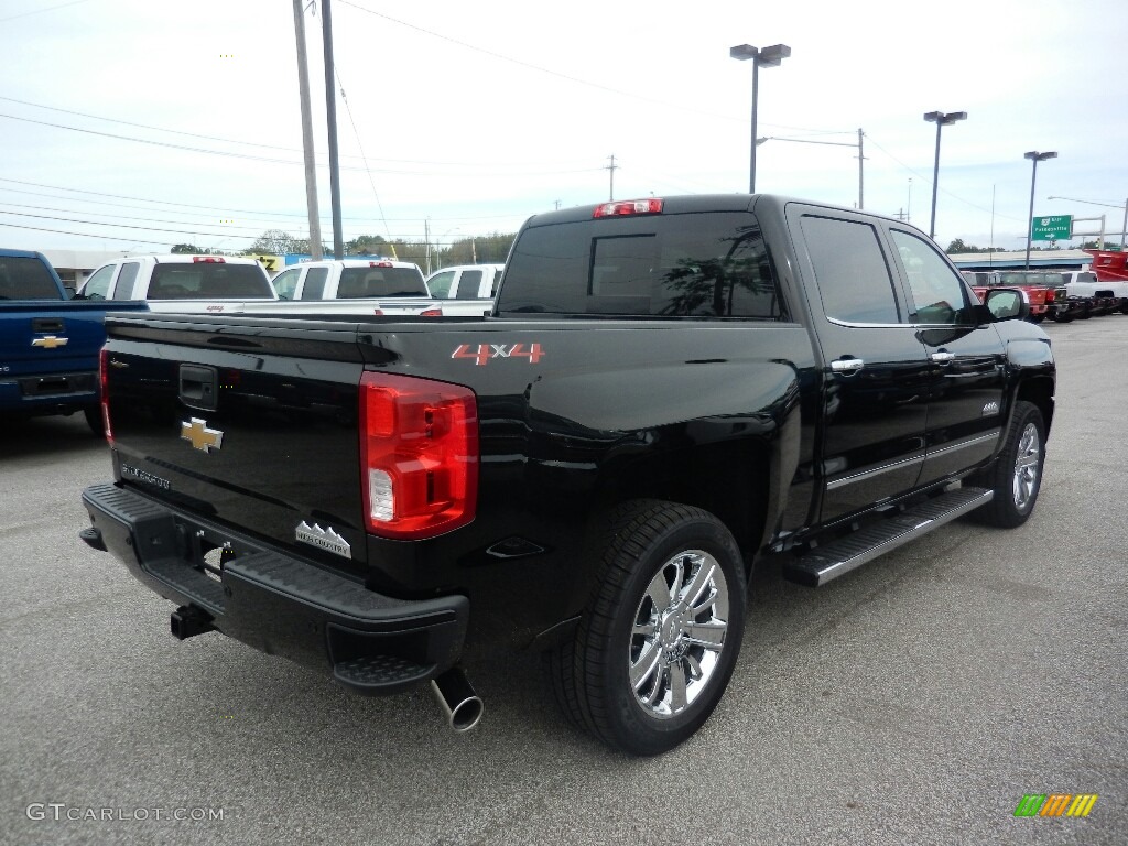 2018 Silverado 1500 High Country Crew Cab 4x4 - Black / Dark Ash/Jet Black photo #4