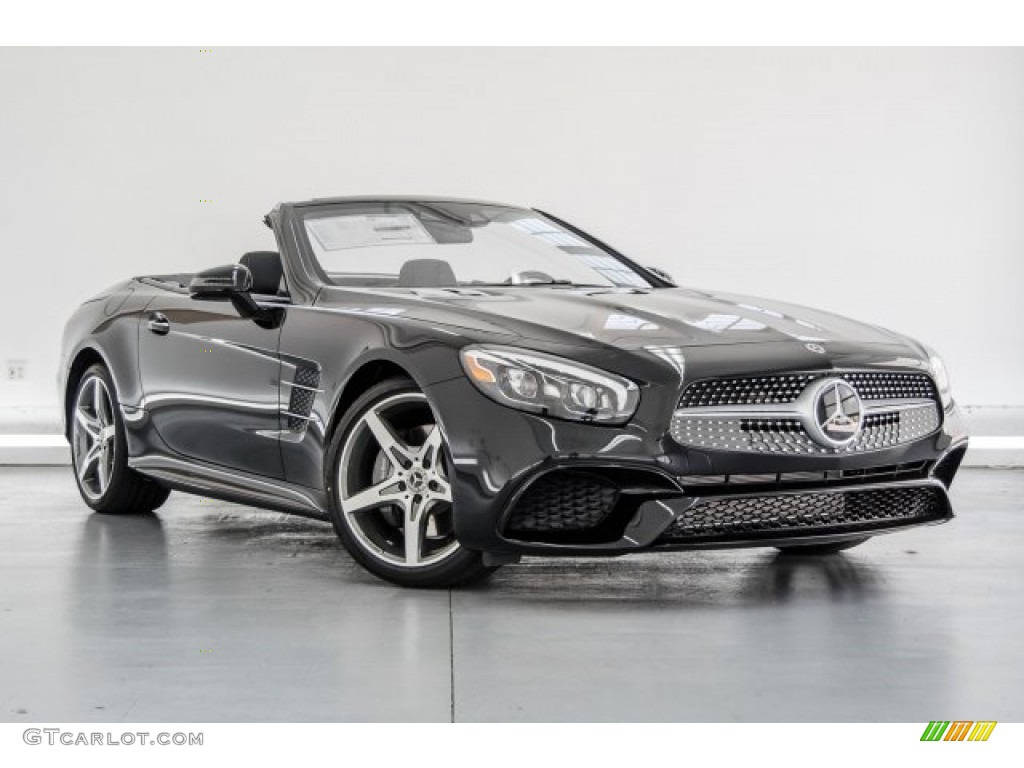Black 2018 Mercedes-Benz SL 550 Roadster Exterior Photo #122544627