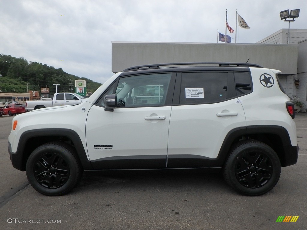 2017 Renegade Trailhawk 4x4 - Alpine White / Black photo #2