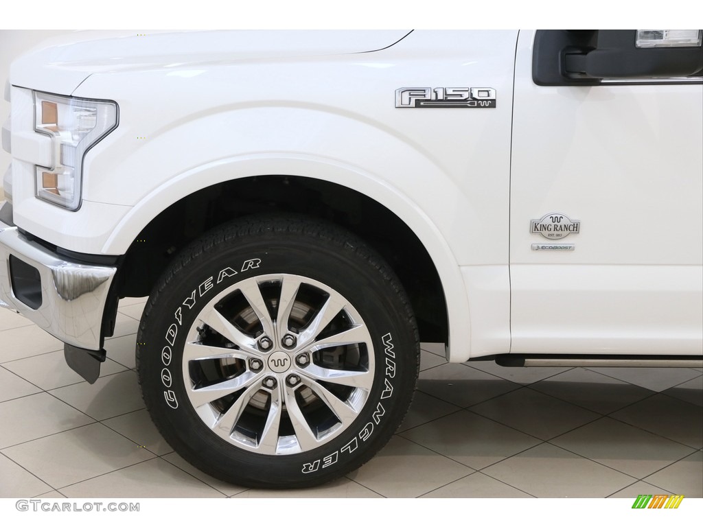 2015 F150 King Ranch SuperCrew 4x4 - White Platinum Tricoat / King Ranch Java/Mesa photo #29