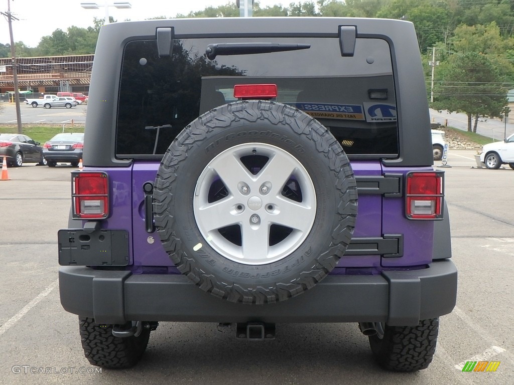 2017 Wrangler Unlimited Sport 4x4 - Extreme Purple / Black photo #4