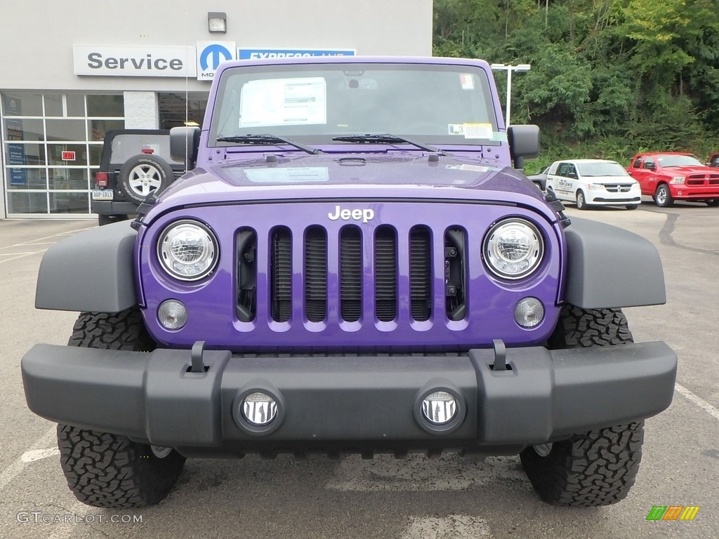 2017 Wrangler Unlimited Sport 4x4 - Extreme Purple / Black photo #8