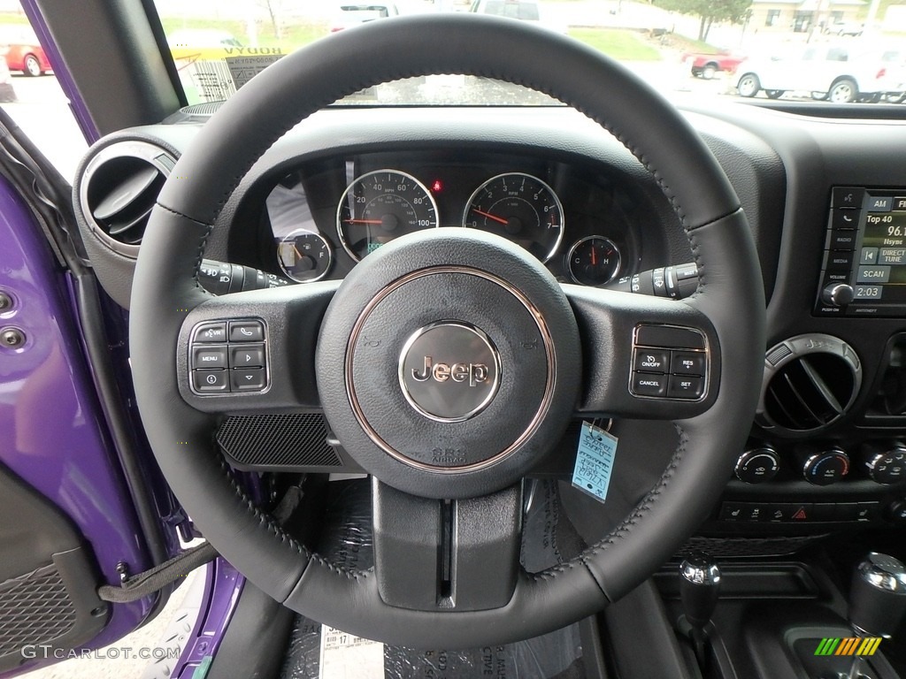 2017 Jeep Wrangler Unlimited Sport 4x4 Steering Wheel Photos
