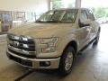 2017 White Gold Ford F150 Lariat SuperCrew 4X4  photo #4