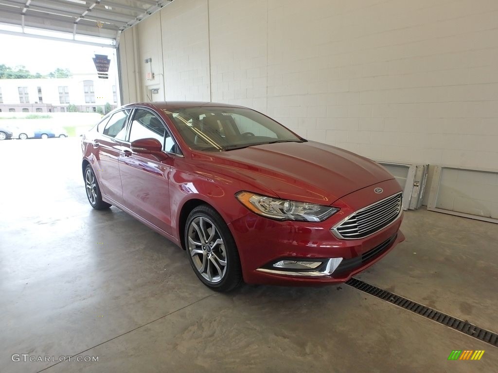 2017 Fusion SE - Ruby Red / Ebony photo #1