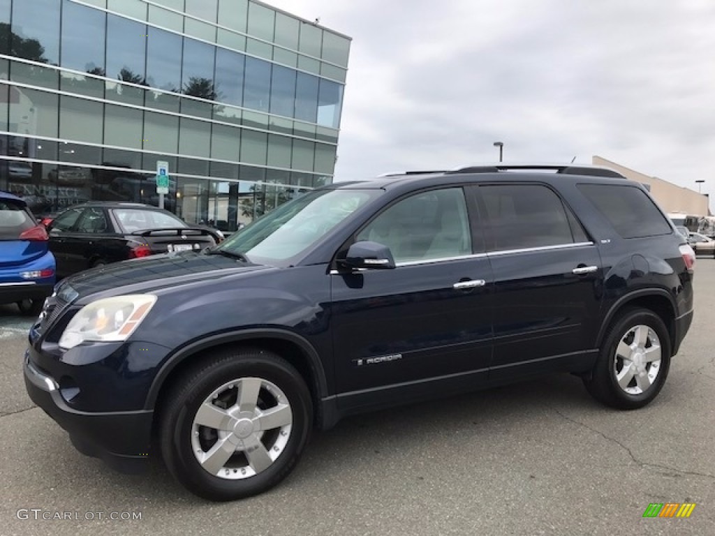 2007 Acadia SLT AWD - Deep Blue Metallic / Titanium photo #1