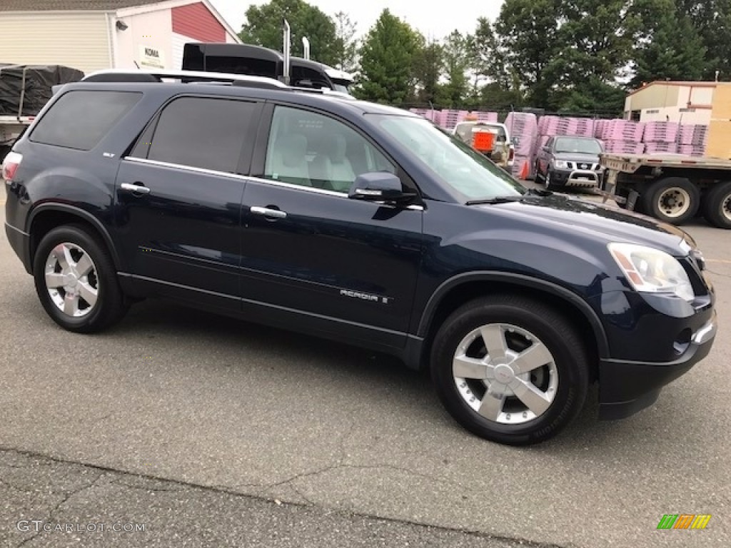 2007 Acadia SLT AWD - Deep Blue Metallic / Titanium photo #8