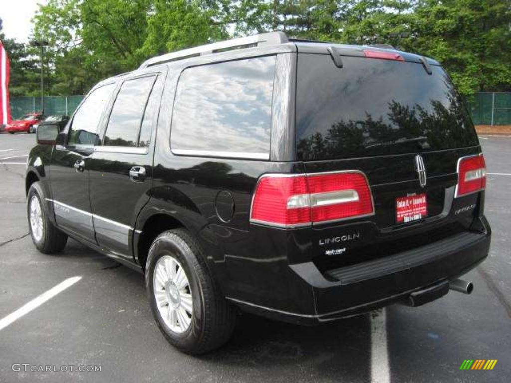 2007 Navigator Elite 4x4 - Black / Camel photo #4