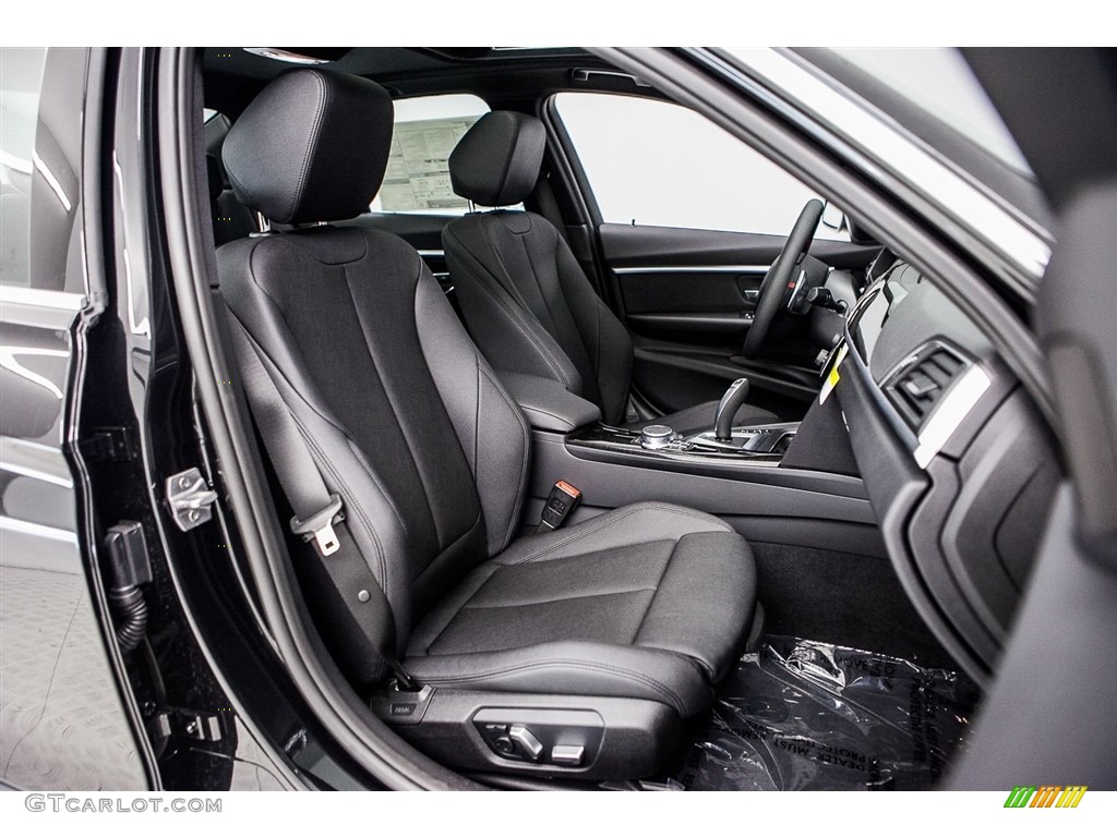 2018 3 Series 330e iPerformance Sedan - Black Sapphire Metallic / Black photo #2