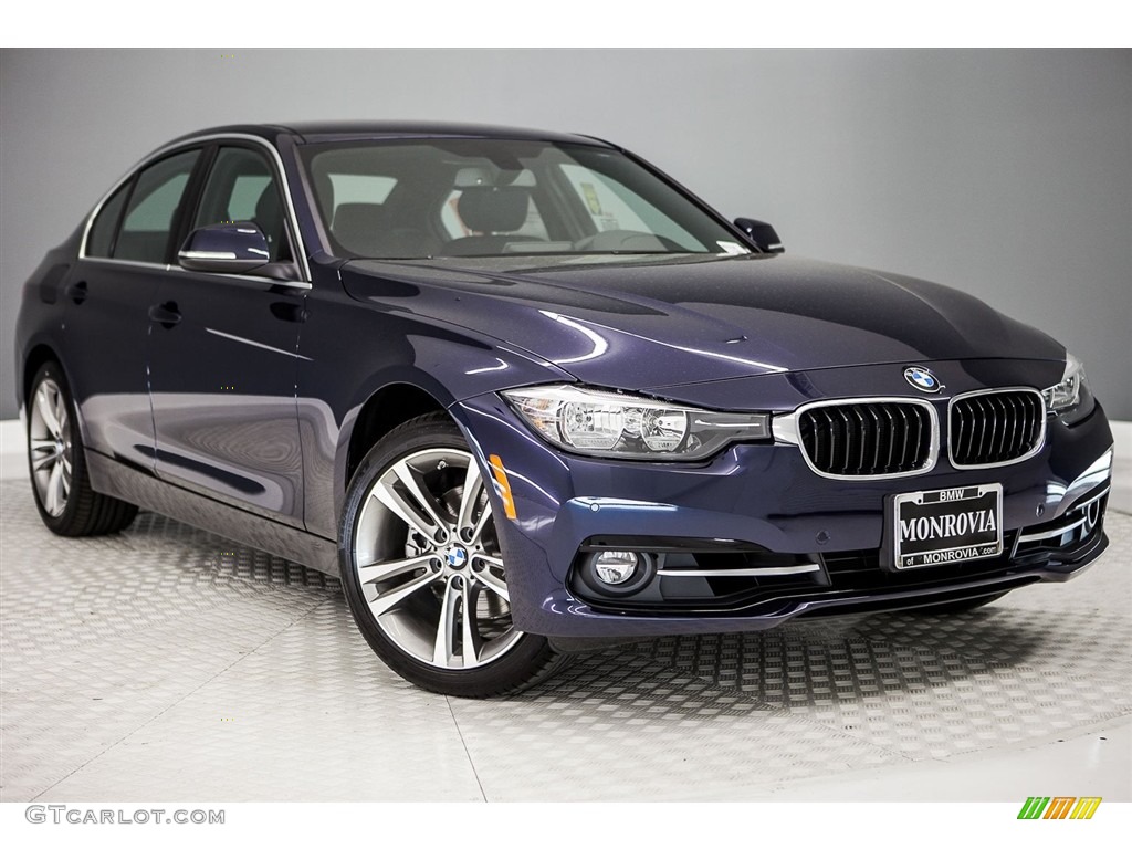 2017 3 Series 330i Sedan - Imperial Blue Metallic / Black photo #12