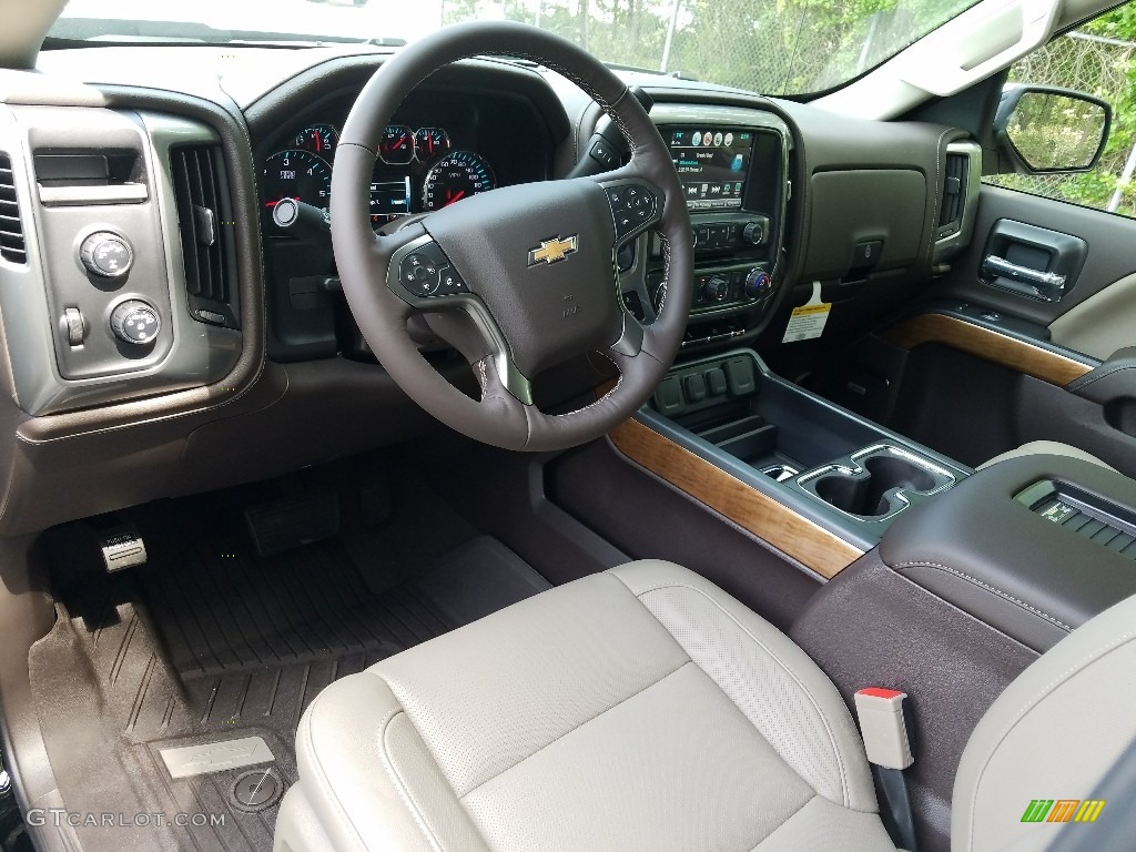 Cocoa Dune Interior 2018 Chevrolet Silverado 1500 LTZ Crew Cab 4x4 Photo #122552337