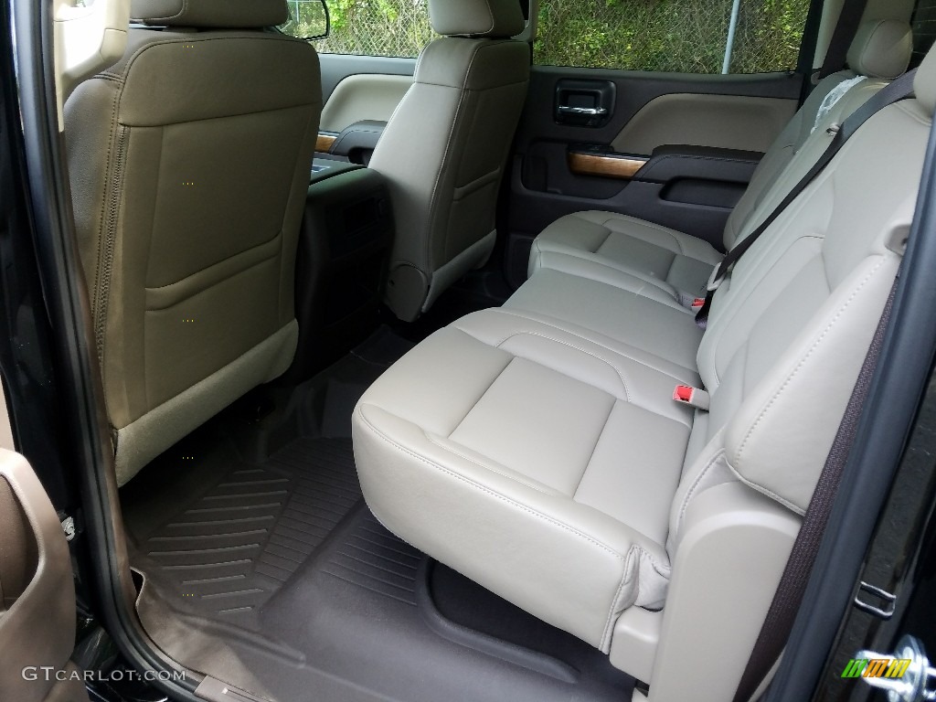 2018 Chevrolet Silverado 1500 LTZ Crew Cab 4x4 Rear Seat Photo #122552382