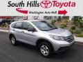 2014 Alabaster Silver Metallic Honda CR-V LX AWD  photo #1