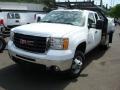 2009 Summit White GMC Sierra 3500HD Extended Cab 4x4 Chassis Commercial  photo #2
