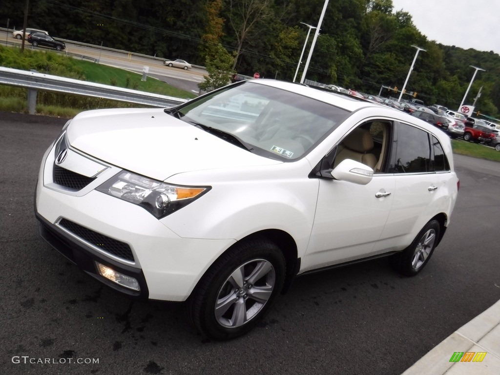 Aspen White Pearl 2013 Acura MDX SH-AWD Technology Exterior Photo #122553504