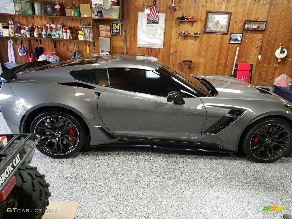 2016 Corvette Z06 Coupe - Shark Gray Metallic / Jet Black photo #1