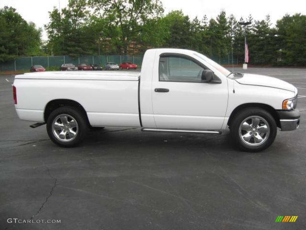 2005 Ram 1500 SLT Regular Cab - Bright White / Dark Slate Gray photo #3