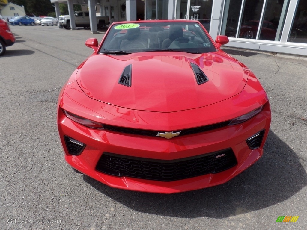 2017 Camaro SS Convertible - Red Hot / Jet Black photo #2