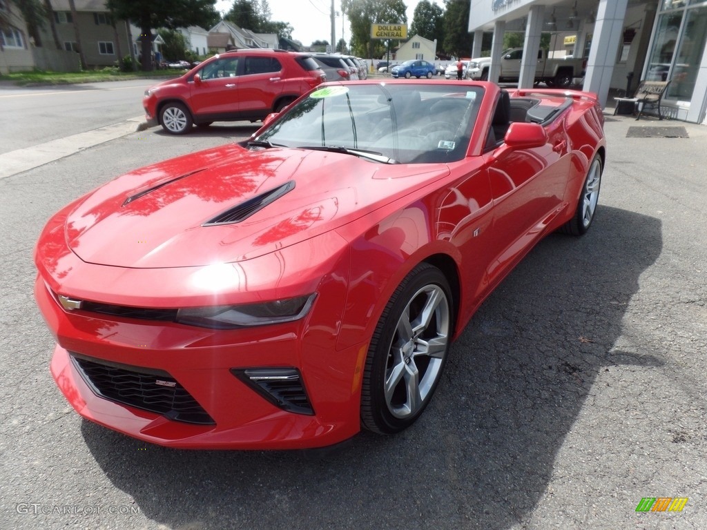 2017 Camaro SS Convertible - Red Hot / Jet Black photo #3