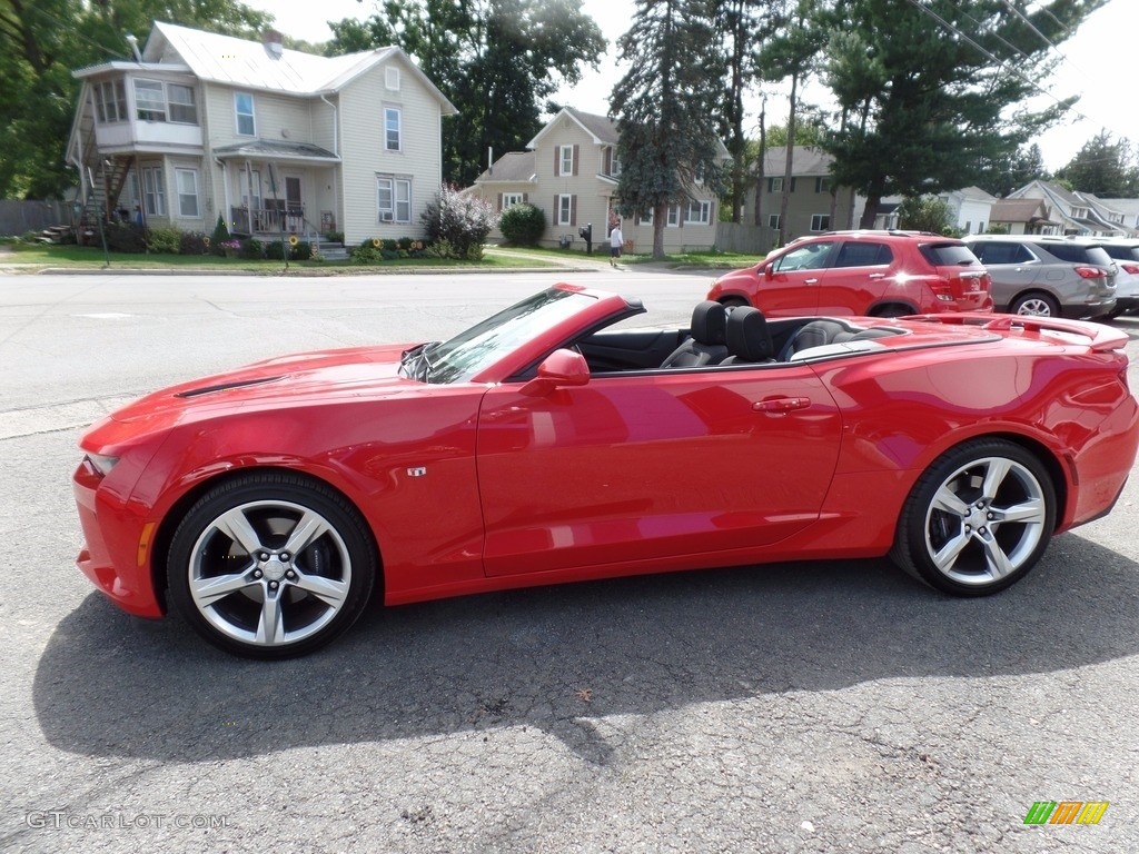 2017 Camaro SS Convertible - Red Hot / Jet Black photo #4