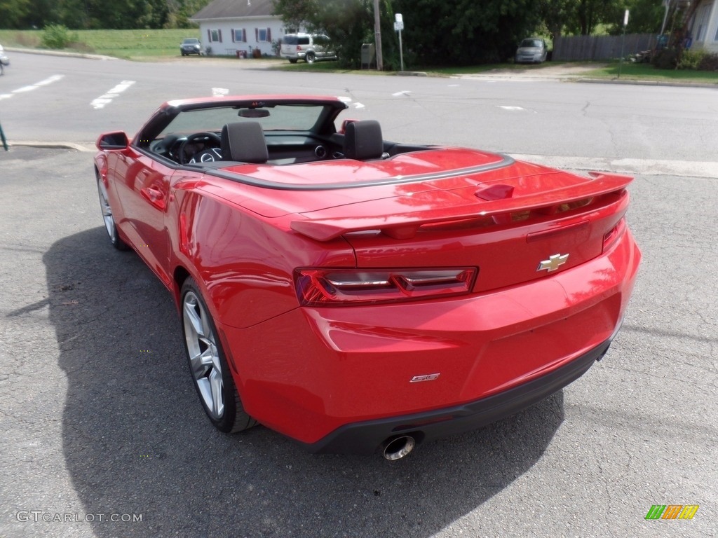 2017 Camaro SS Convertible - Red Hot / Jet Black photo #6