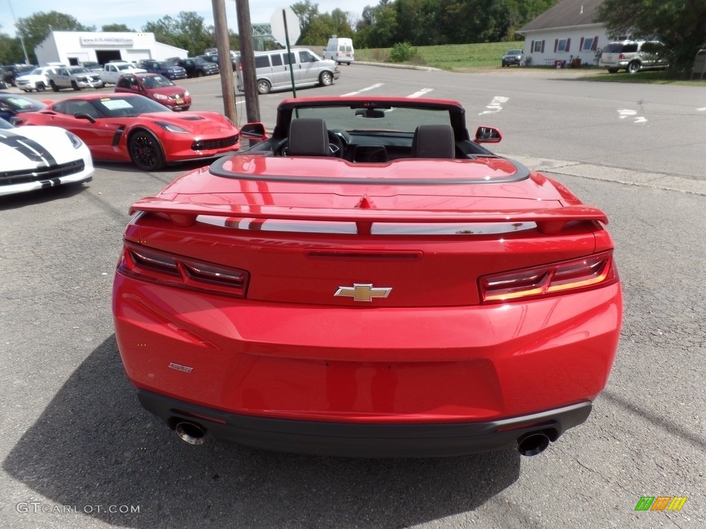 2017 Camaro SS Convertible - Red Hot / Jet Black photo #7