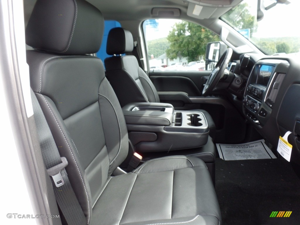 Jet Black Interior 2018 Chevrolet Silverado 3500HD LT Crew Cab Dual Rear Wheel 4x4 Photo #122557668
