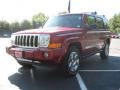 2006 Inferno Red Pearl Jeep Commander Limited 4x4  photo #1