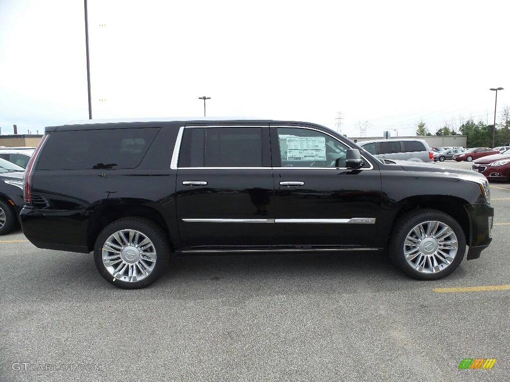 Black Raven 2017 Cadillac Escalade ESV Platinum 4WD Exterior Photo #122559105