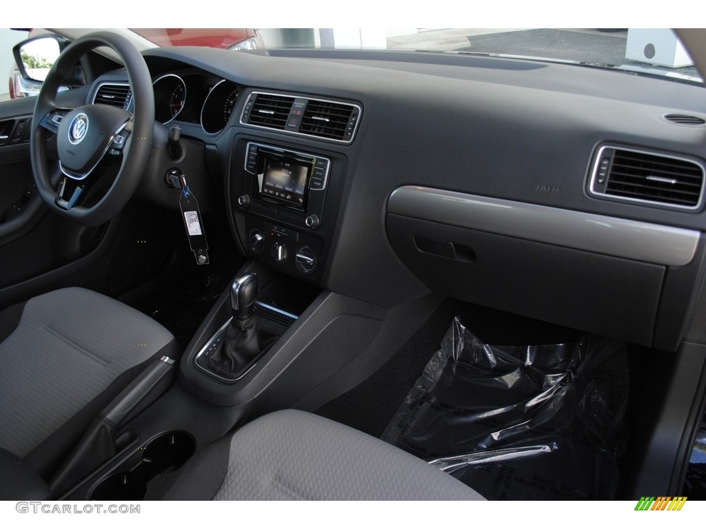 2017 Jetta S - Black / Black/Palladium Gray photo #18