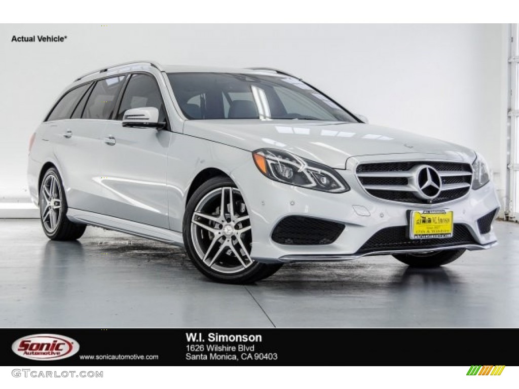2015 E 350 4Matic Wagon - Iridium Silver Metallic / Crystal Grey/Seashell Grey photo #1
