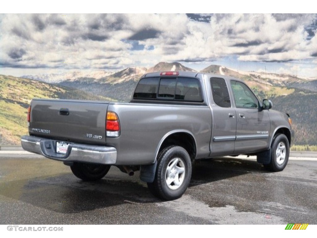 2003 Tundra SR5 Access Cab 4x4 - Phantom Gray Pearl / Gray photo #3