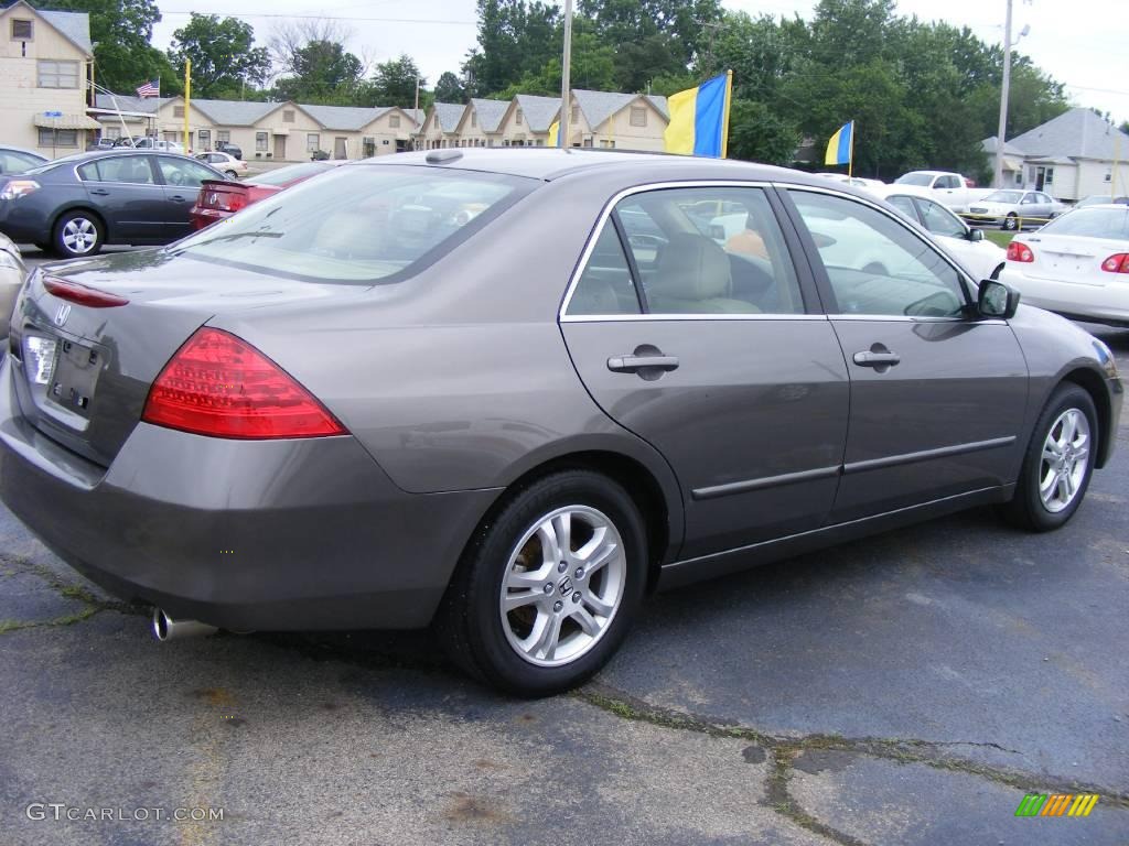 2007 Accord EX-L Sedan - Carbon Bronze Pearl / Ivory photo #3
