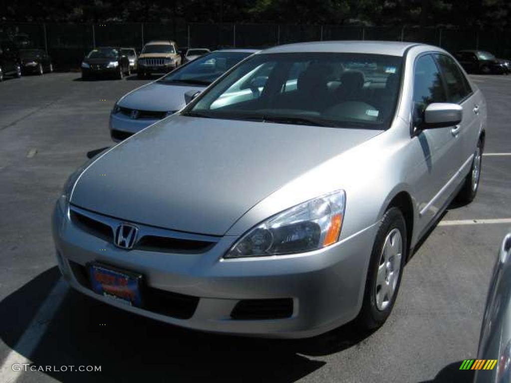 2007 Accord LX Sedan - Alabaster Silver Metallic / Gray photo #1