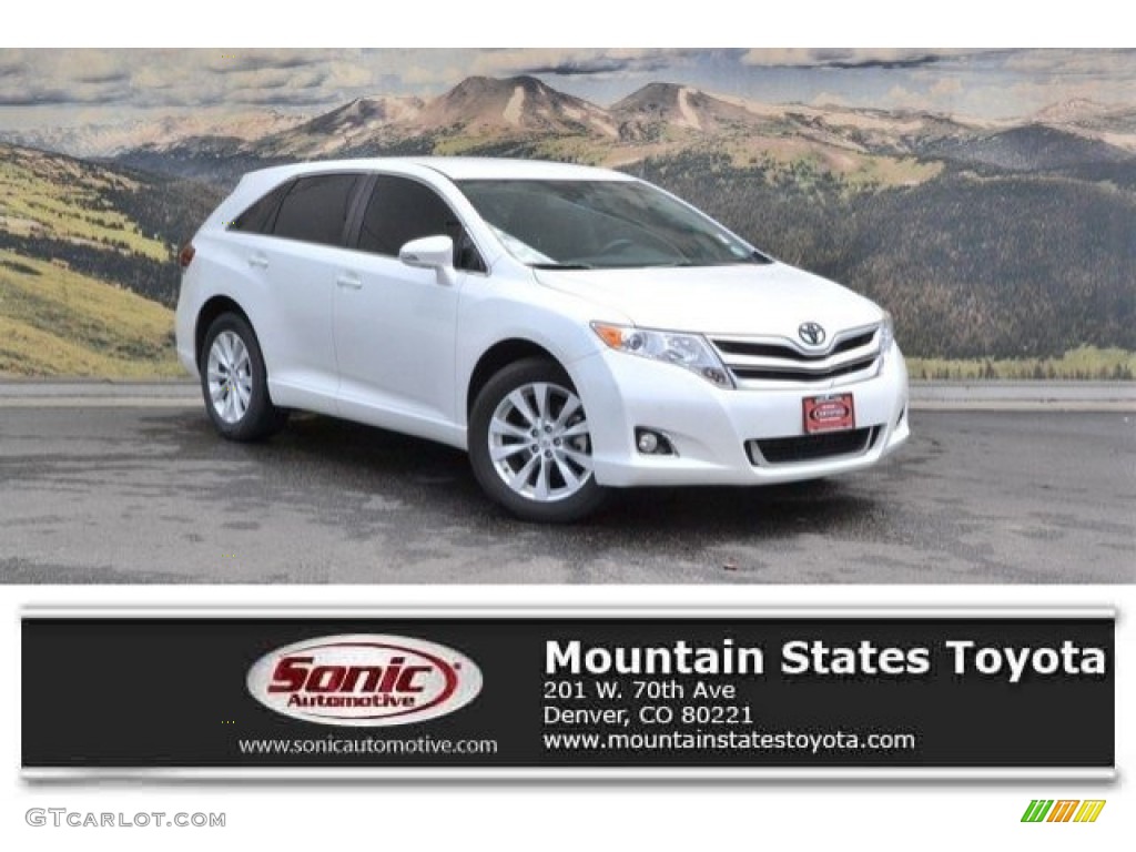 2013 Venza LE AWD - Blizzard White Pearl / Light Gray photo #1