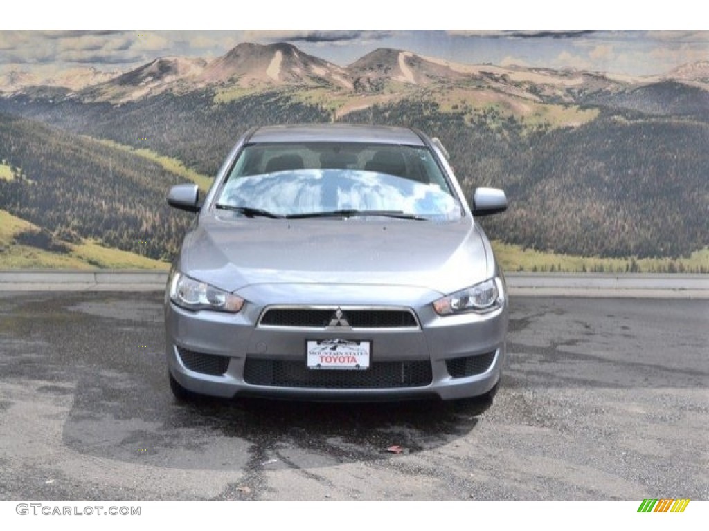 2013 Lancer ES - Mercury Gray Pearl / Black photo #4