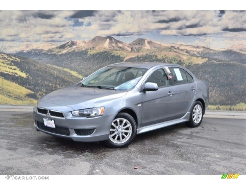 2013 Lancer ES - Mercury Gray Pearl / Black photo #5