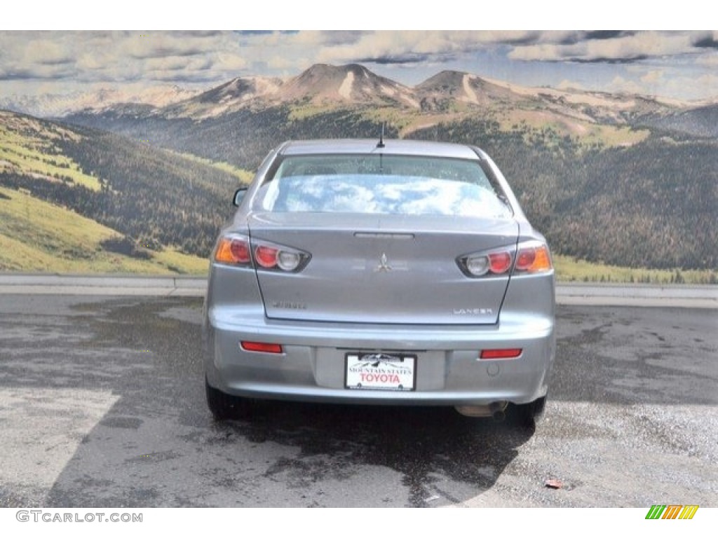 2013 Lancer ES - Mercury Gray Pearl / Black photo #9
