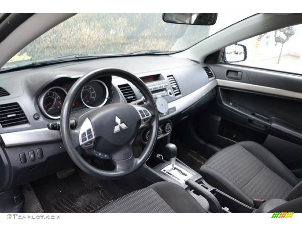 2013 Lancer ES - Mercury Gray Pearl / Black photo #10