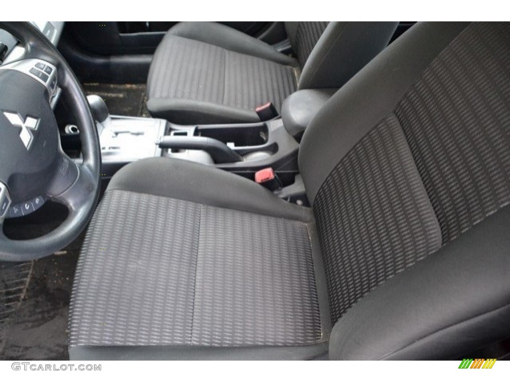 2013 Lancer ES - Mercury Gray Pearl / Black photo #11