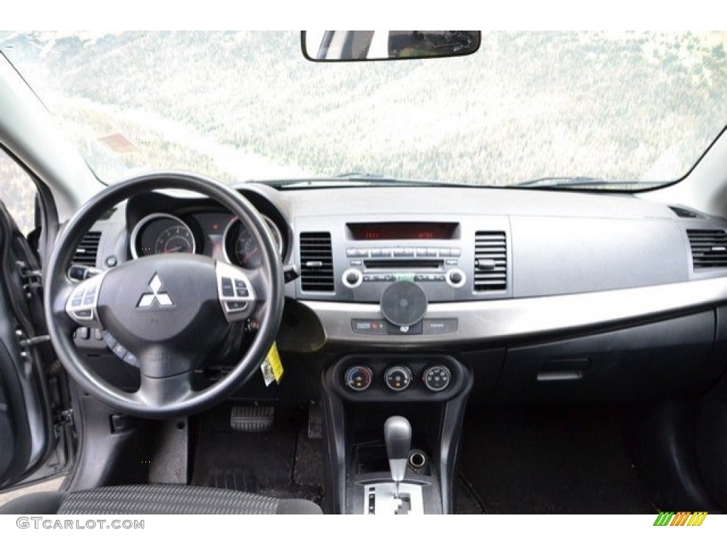 2013 Lancer ES - Mercury Gray Pearl / Black photo #13